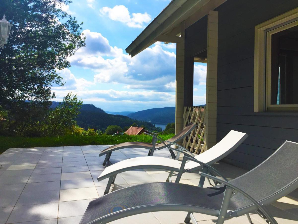 Chalet Le Flocon Bleu - Mauselaine Avec Vue Sur Le Lac De Gerardmer Luaran gambar