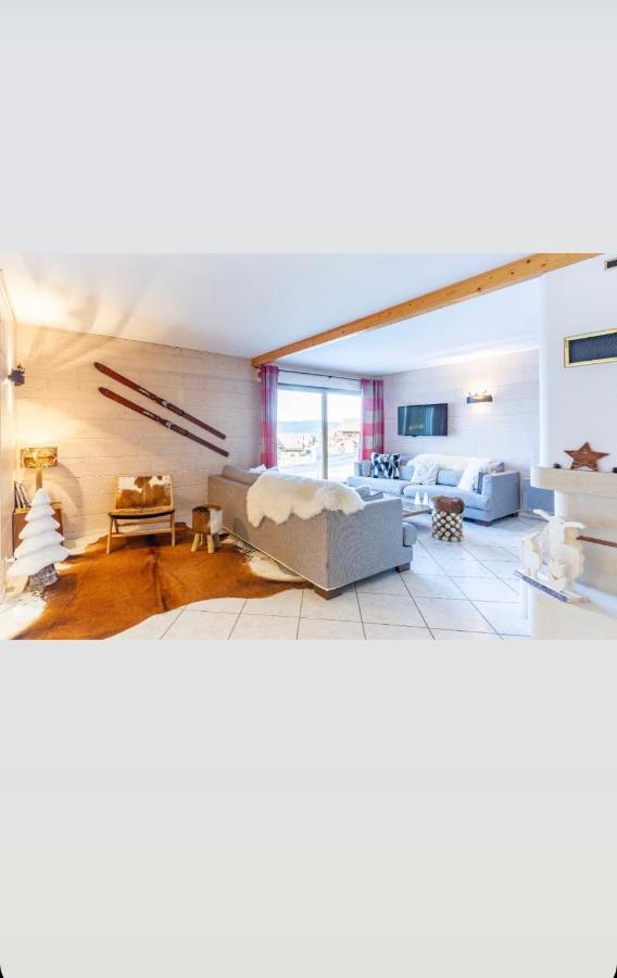 Chalet Le Flocon Bleu - Mauselaine Avec Vue Sur Le Lac De Gerardmer Luaran gambar
